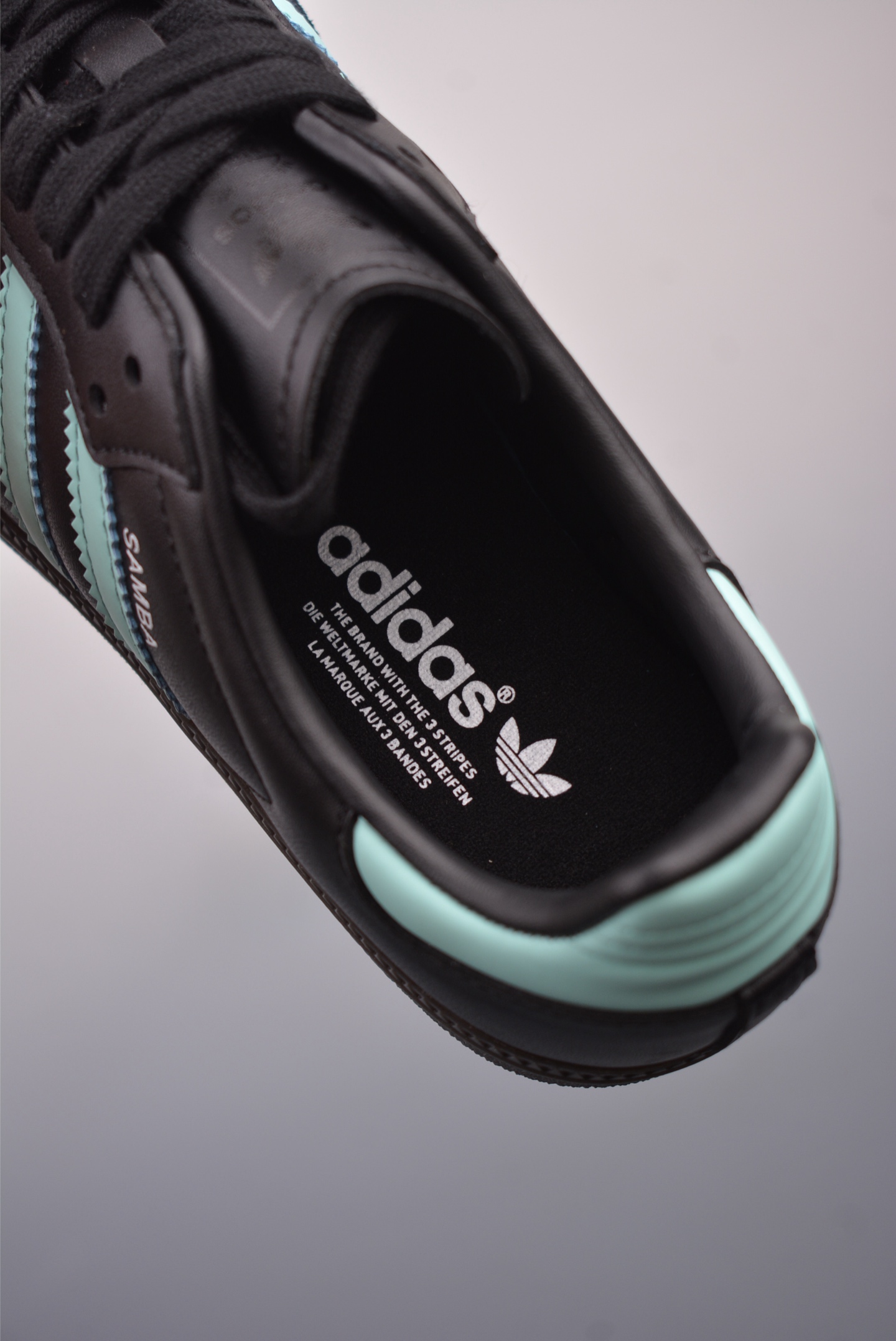 Adidas Originals Samba OG Black Mint Green JR7109