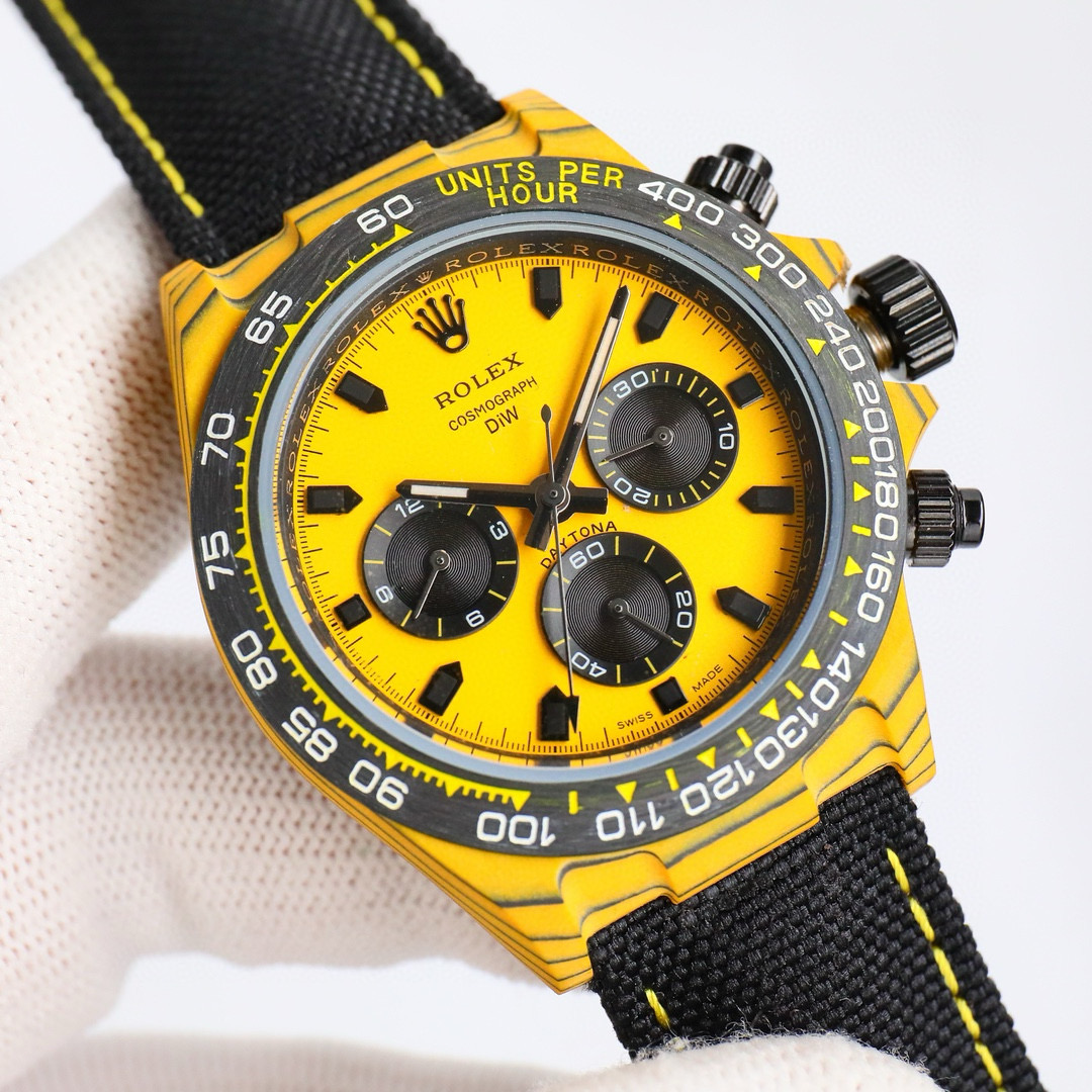 ROLEX-Cosmic Chronograph Daytona Series Carbon Fiber Custom Edition