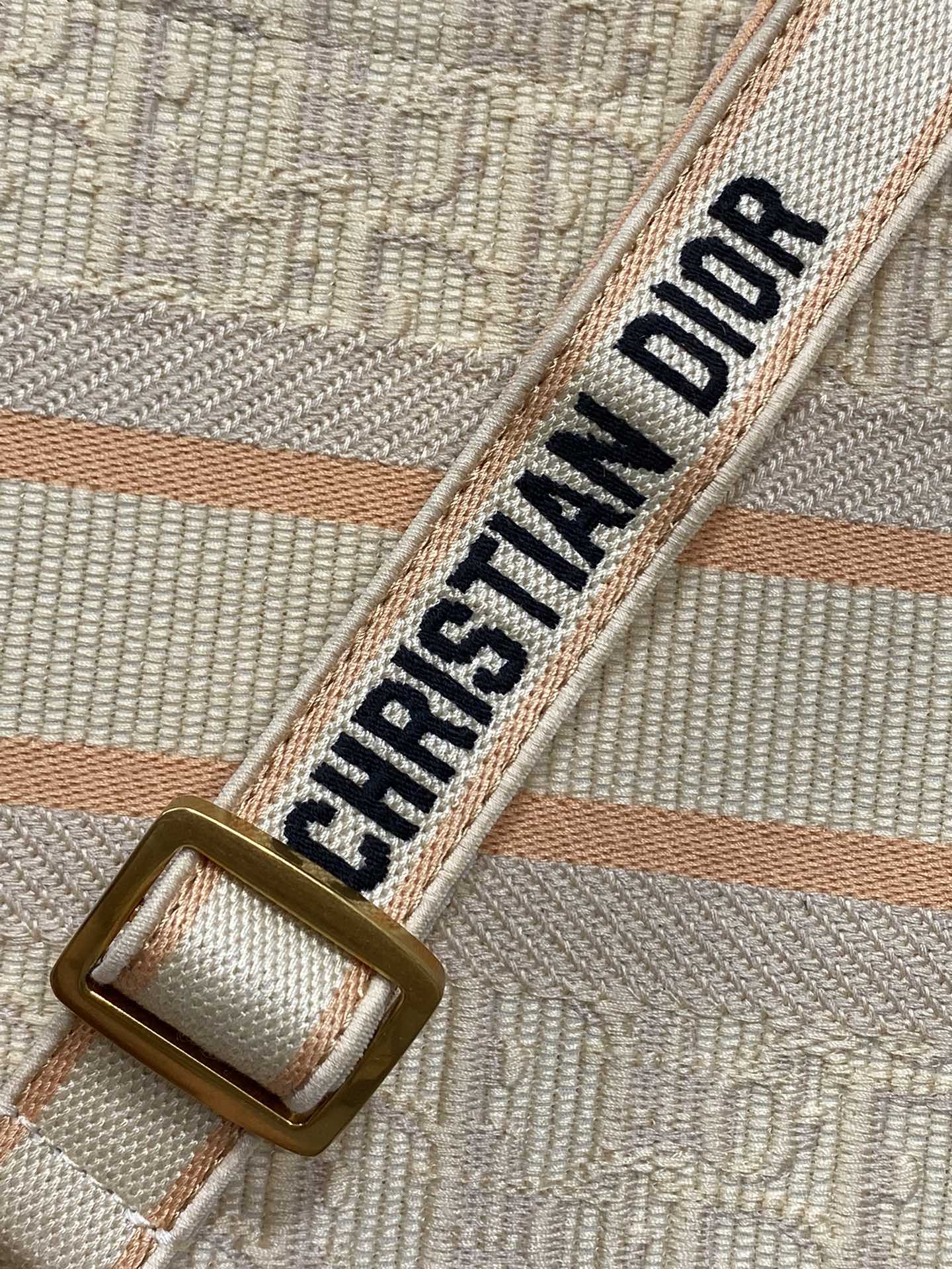 Dior Embroidered Tote Small