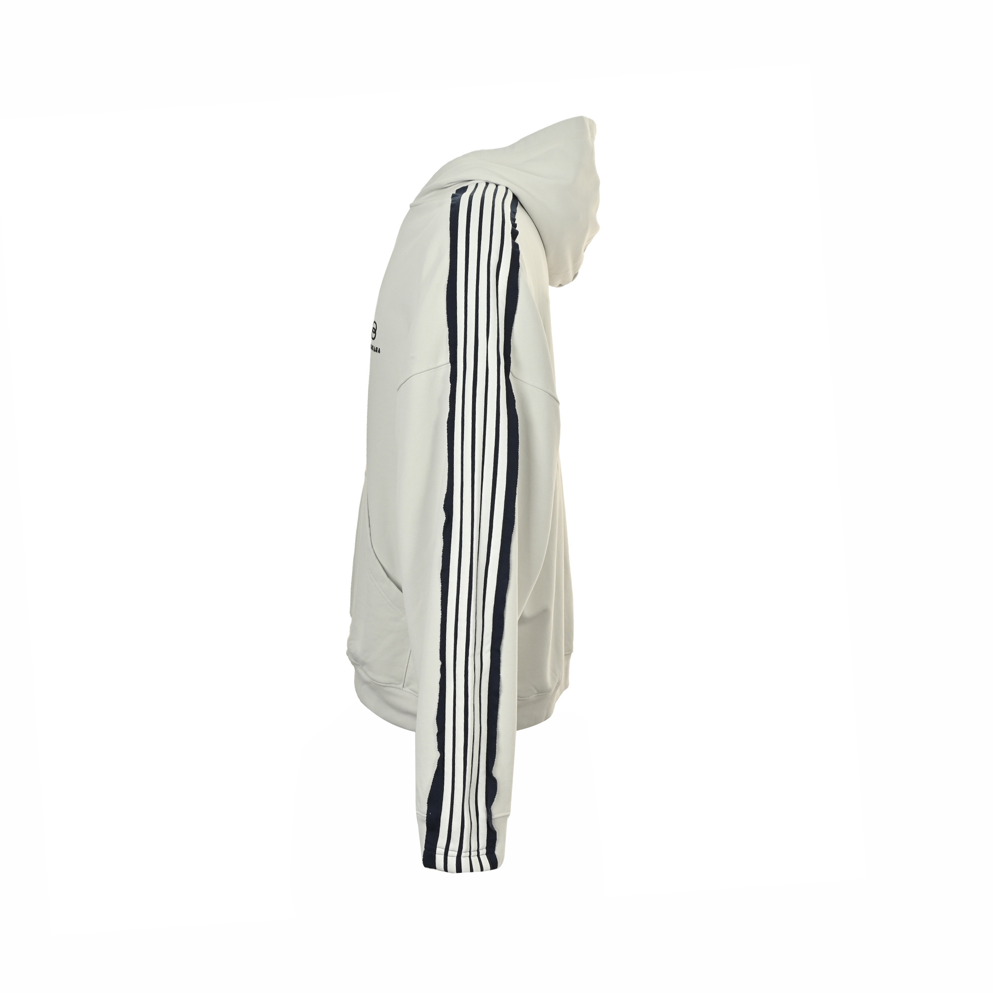 Balenciaga 25Fw paneled webbing hooded sweatshirt