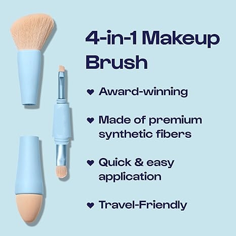 4 in 1 Makeup Brush