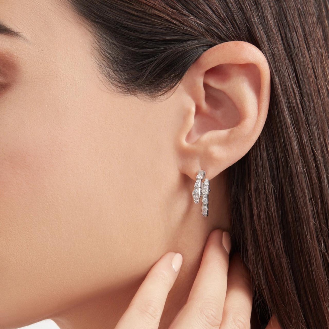 Bulgari snake earrings