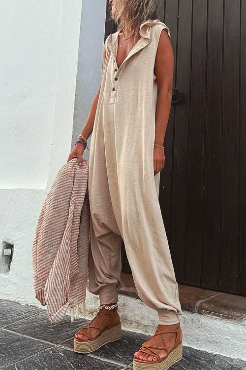 Heididress La Vie Hooded Jumpsuit with Pockets