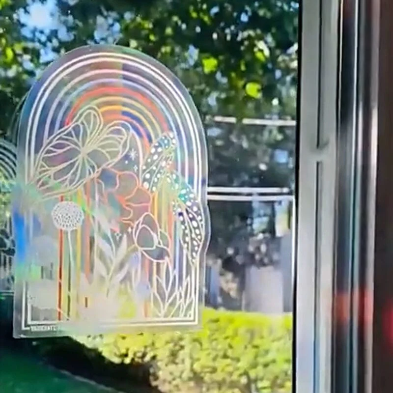 🔥Last Day 60% OFF🔥PVC animal colorful anti-collision glass sticker