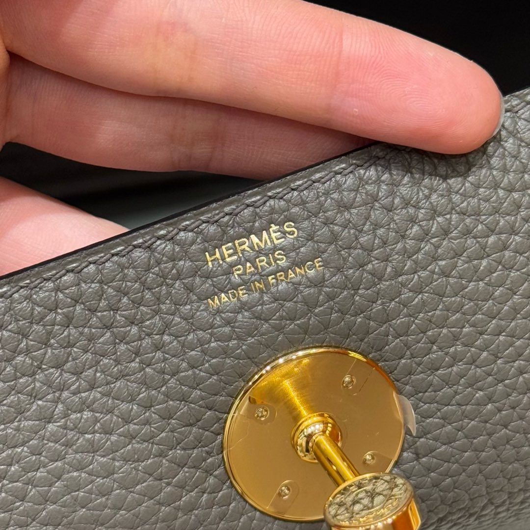 Hermès Lindy 8FGirs etain handbag (handmade to order)