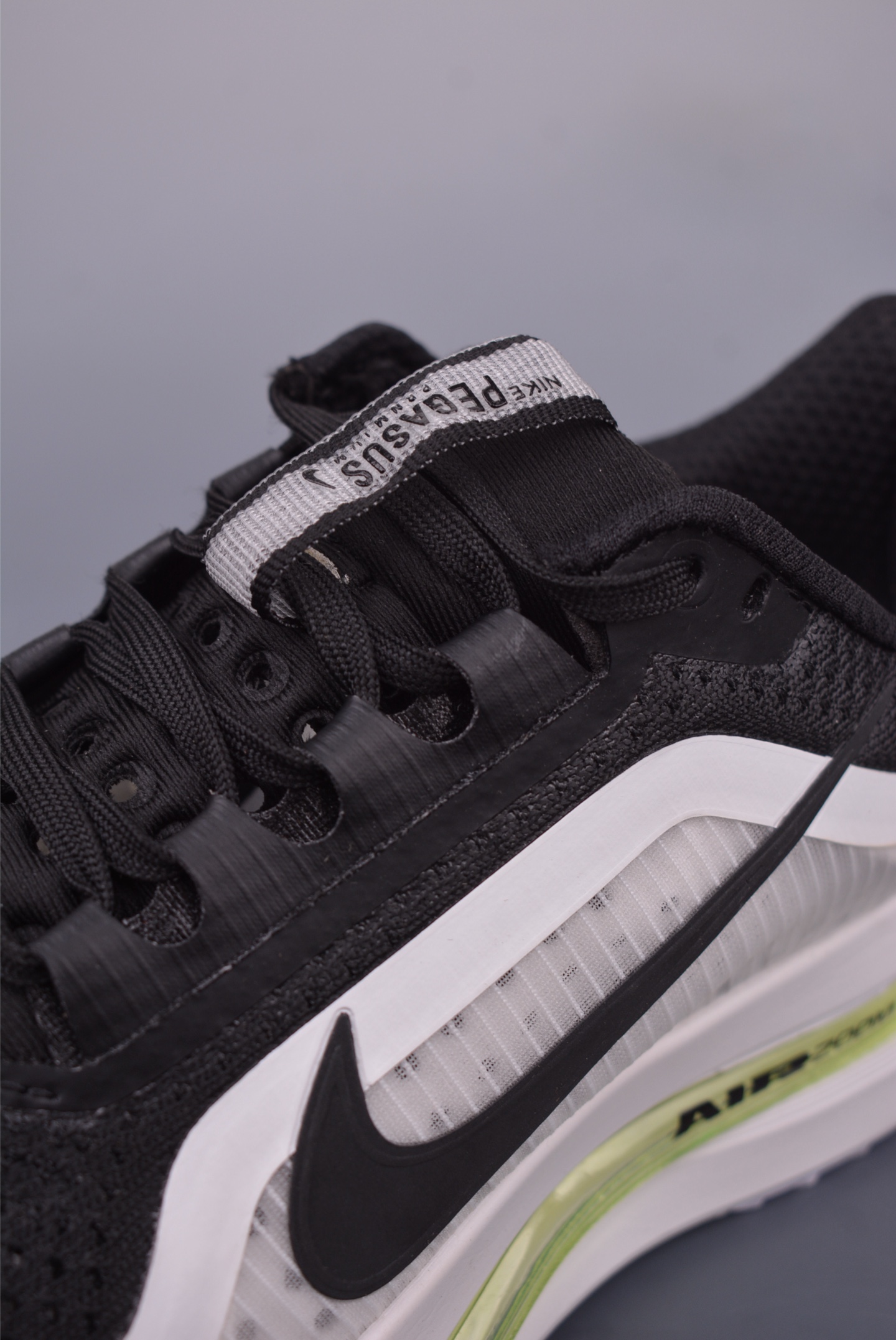 Nike Air Zoom Pegasus Premium Running Shoes Black, White and Green FD2526-500