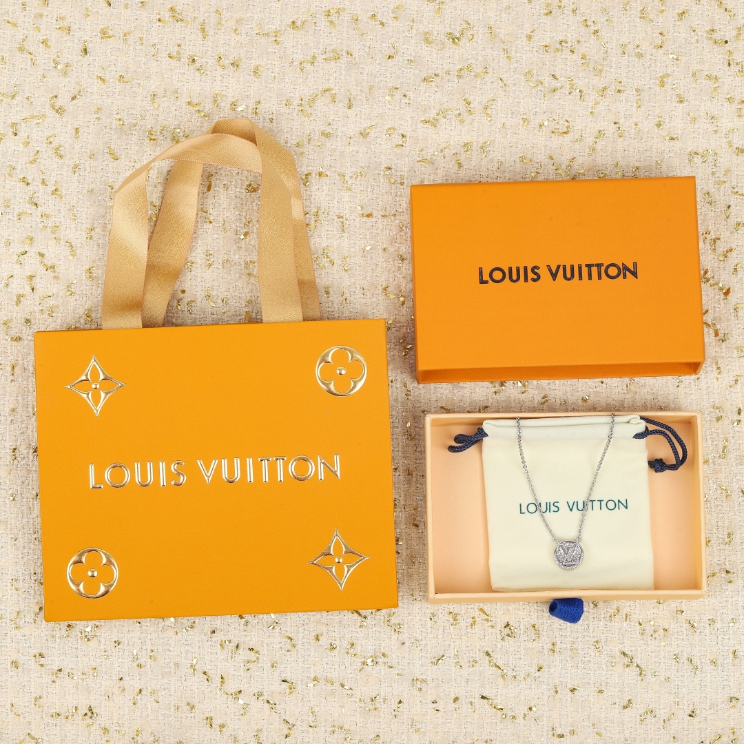 Louis Vuitton diamond necklace