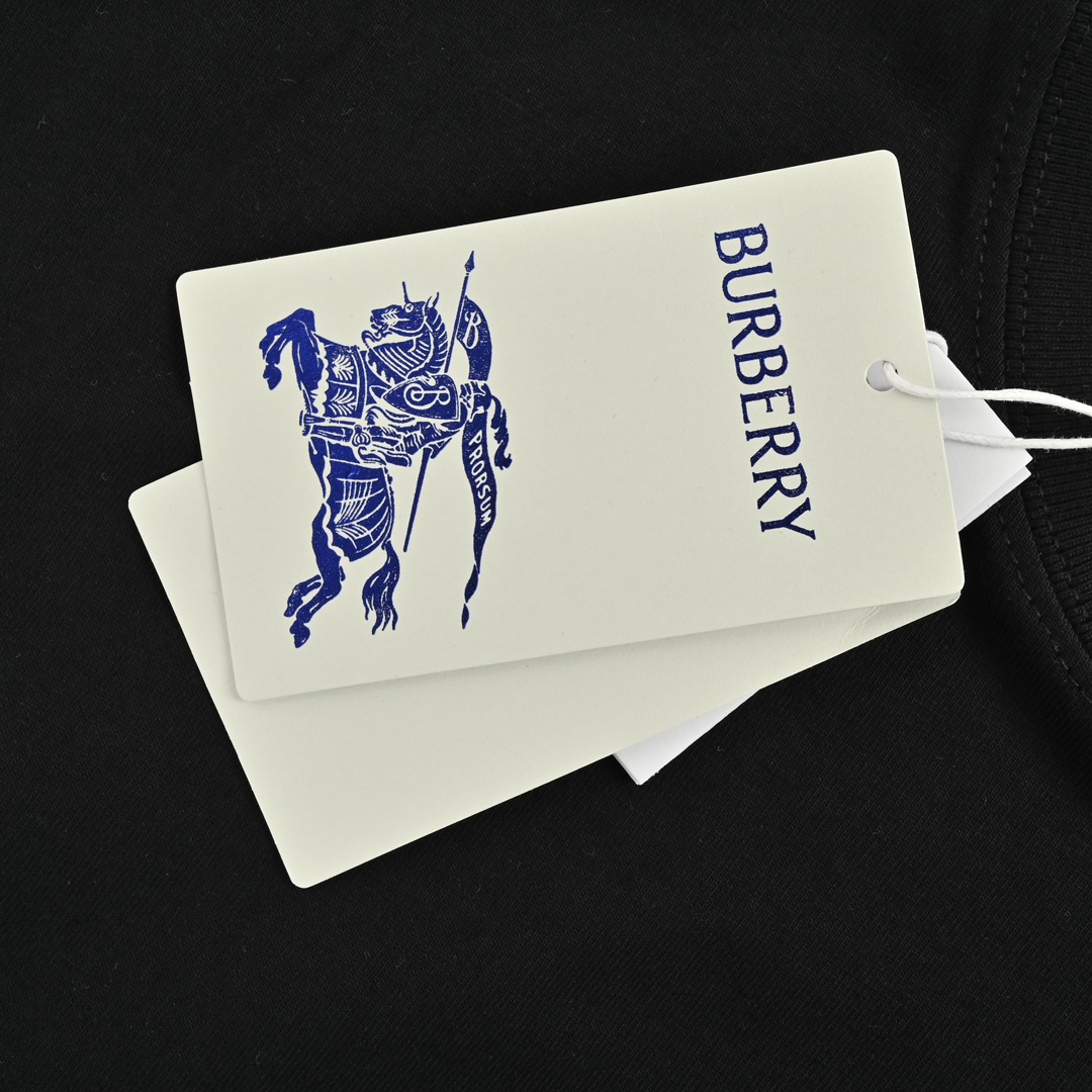 Burberry 24ss short sleeves with horse embroidery on chest