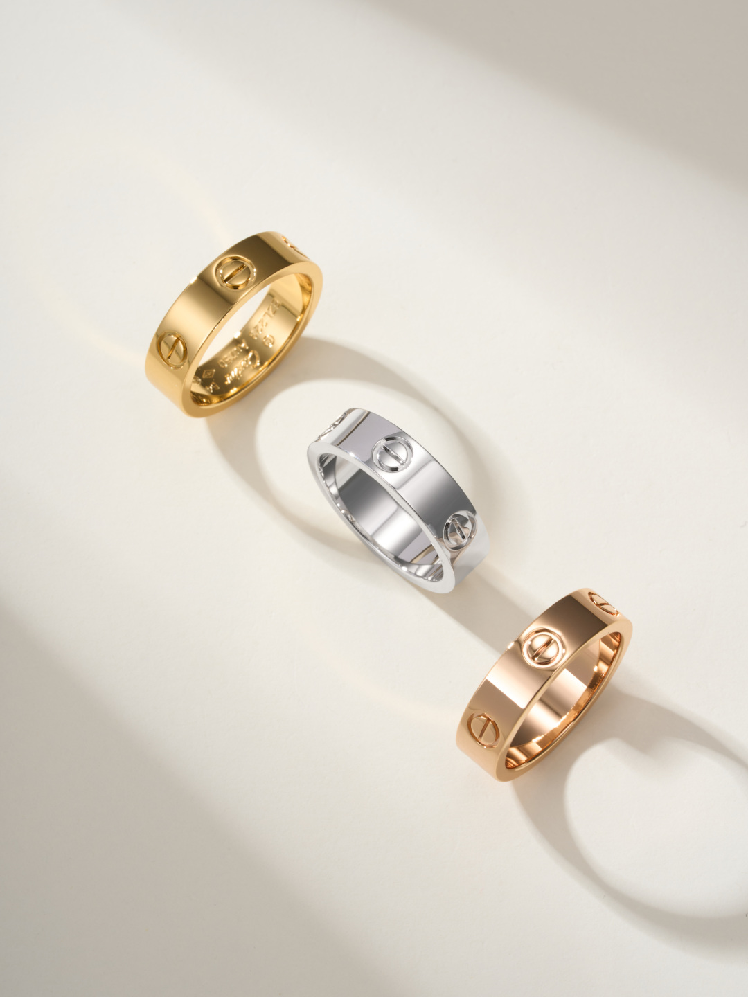 Cartier love wide version without diamond ring