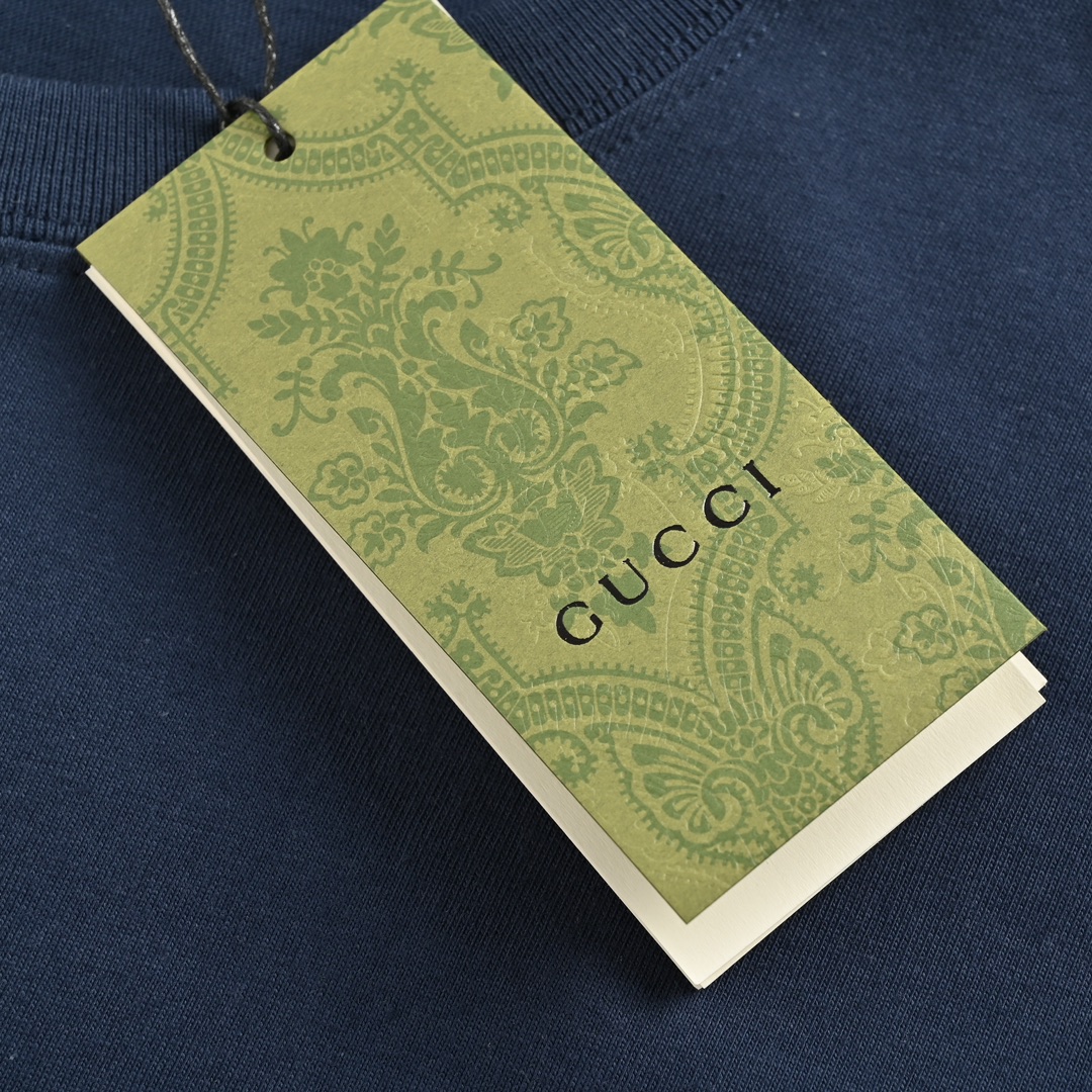 Gucci 24ss Double G logo print short sleeves