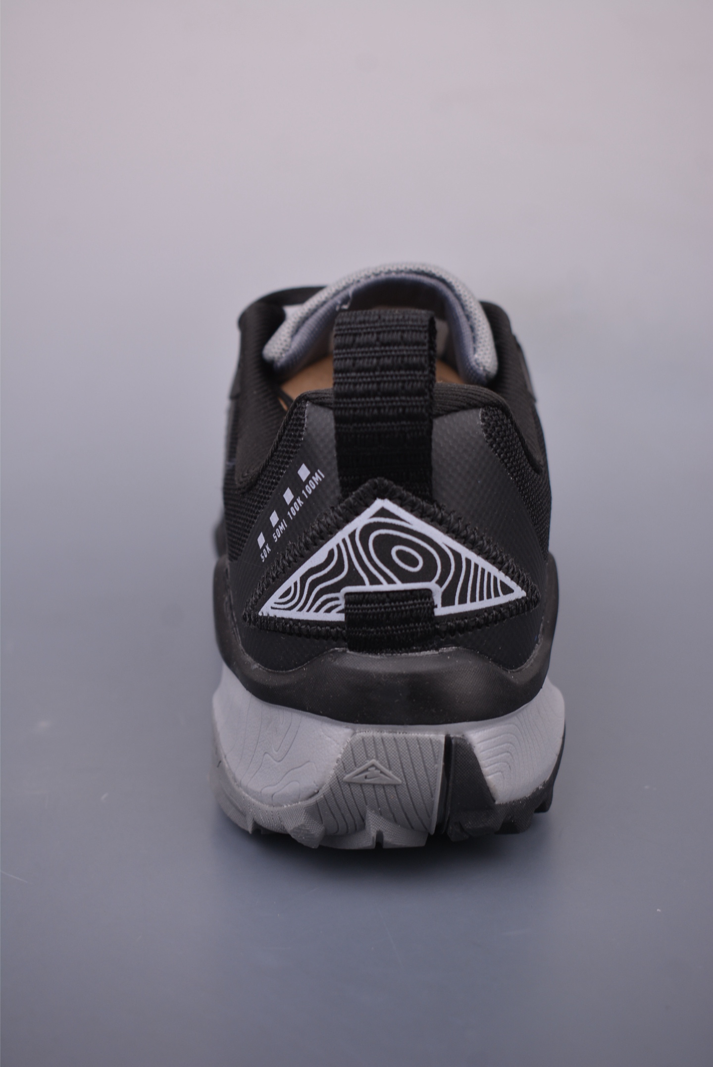 Nike Air React Terra Kiger 9 Running Shoes Black and Grey DR2686-103