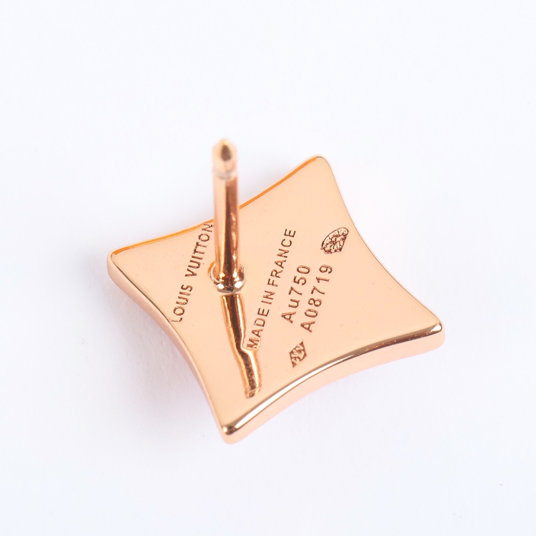 Louis Vuitton Square Clover Earrings