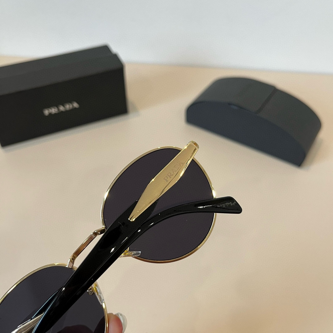 Prada round frame sunglasses