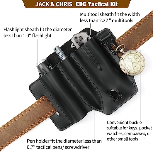 (🔥Last Day Promotion-SAVE 50% OFF)Cowhide Leather Owl Buckle Tactical Multifunctional Belt Cover-BUY 2 GET 10% OFF AND FREE SHIPPING