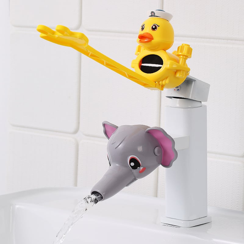 Cute little yellow duck faucet extender