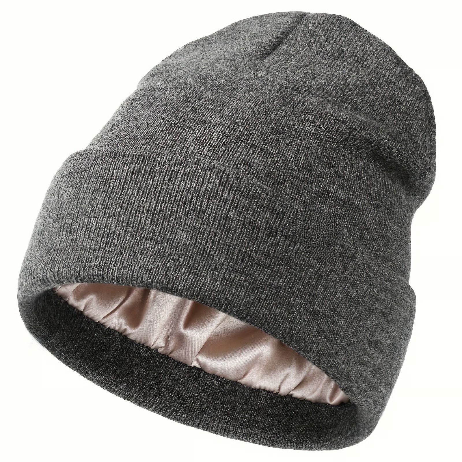 🔥LAST DAY 50% OFF🔥 Satin Lined Beanie