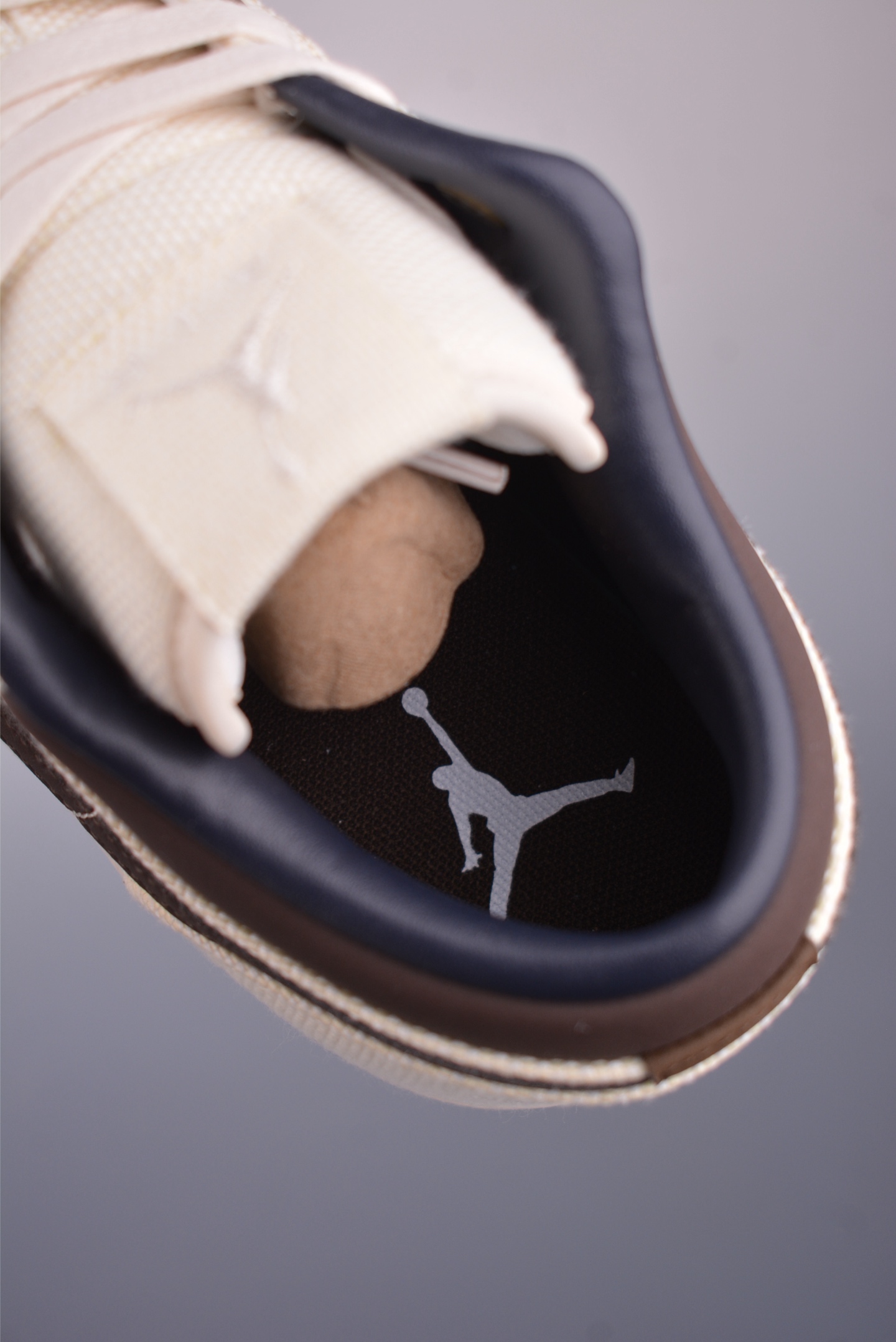 Nike Air Jordan 1 Low AJ1 Basketball Shoes Canvas Beige Brown IB8058-110