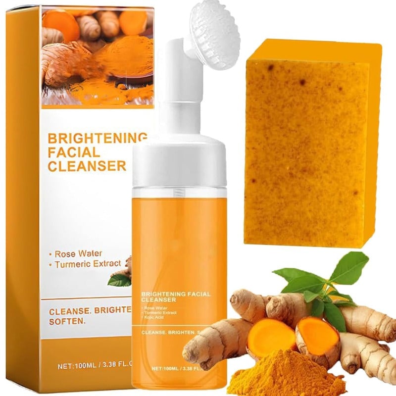 🔥Last Day 49% OFF-🧽Turmeric Skincare Set – Deep Cleanse, Brighten & Hydrate