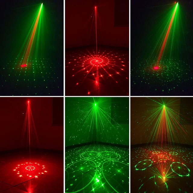 (🎅EARLY XMAS SALE - 50% OFF) RGB DJ Disco Stage Laser Light Sound Activated Led Projector Party Lights