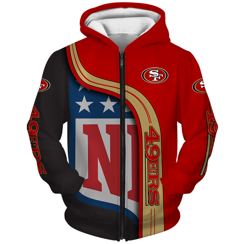 SAN FRANCISCO 49ERS 3D HOODIE SSFF49005