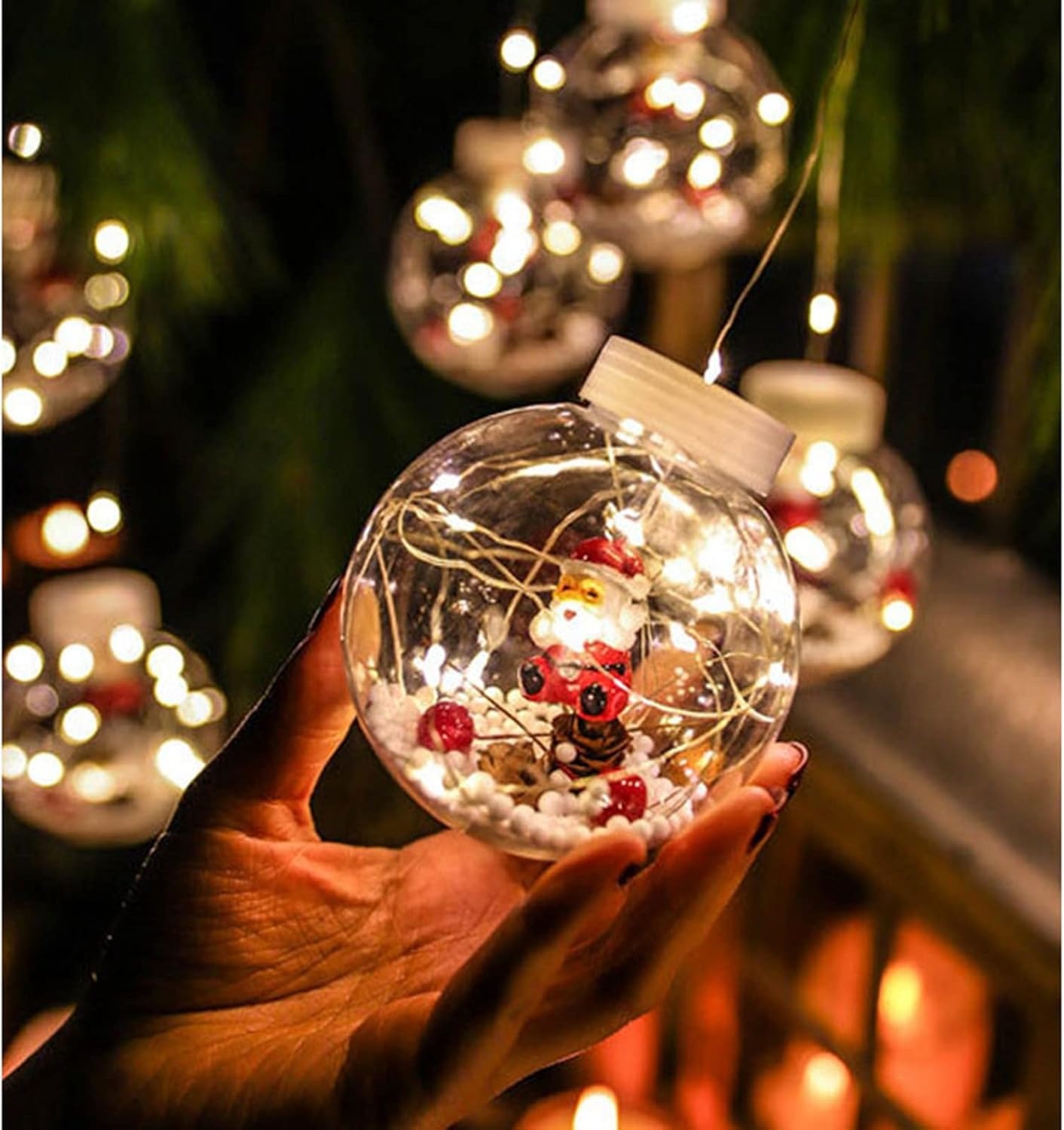 ⚡Flash Sale⚡10 LED Christmas tree wish ball lights