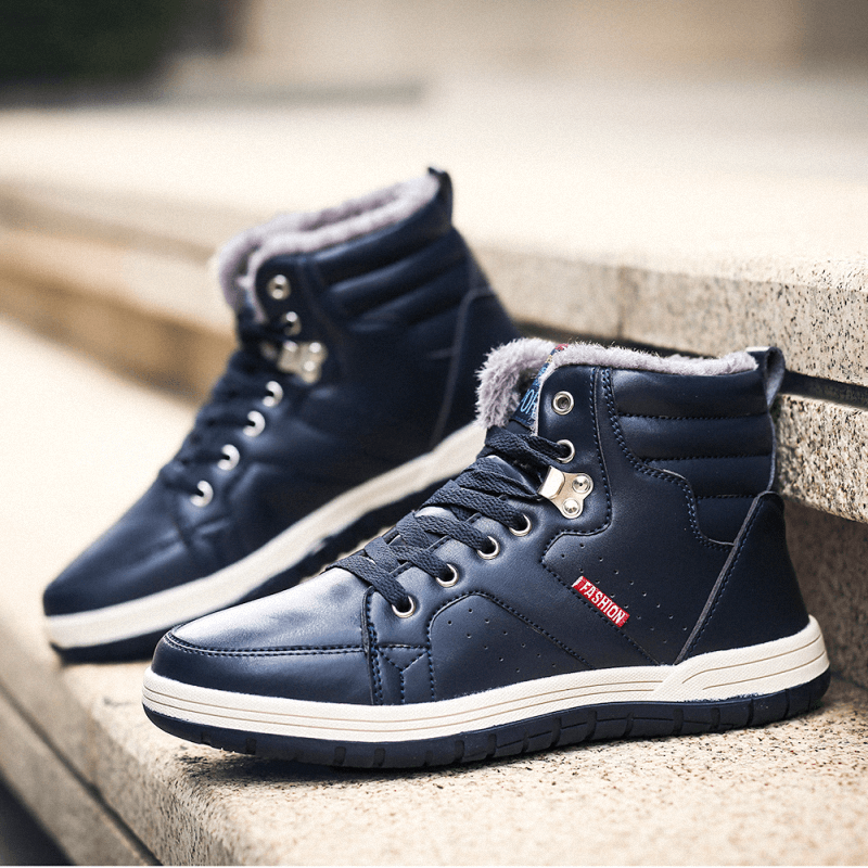 Men's Trendy Winter Plush Sports And Leisure Snow Boots