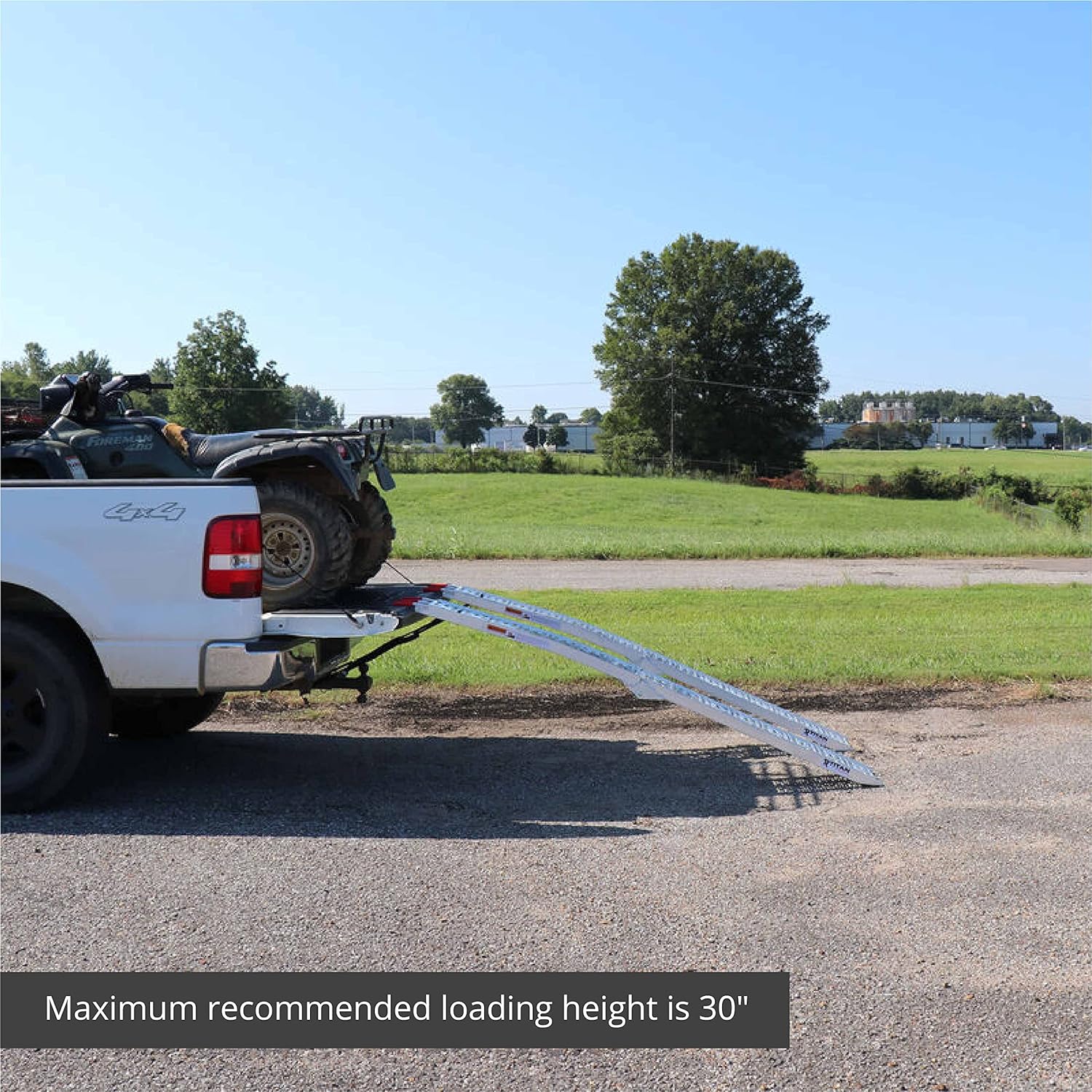 Titan Ramps 7.5 Arched ATV Loading Ramps 1500 lb Capacity