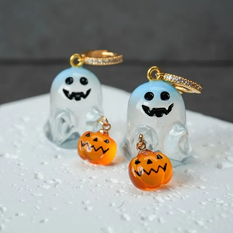 🎃👻Charming Halloween Spooky Pumpkin Earrings