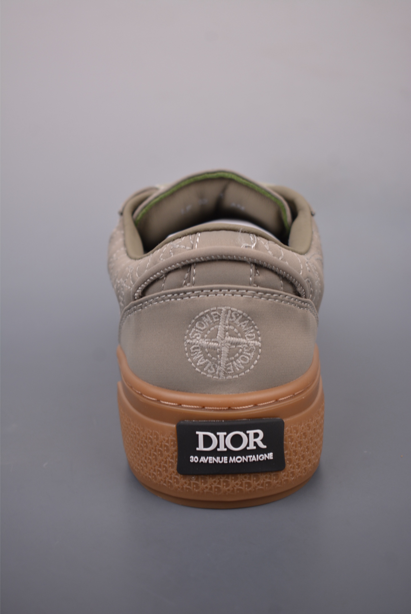 Stone Island x Dior B33 Low Top Sneakers Gray 3SN303ZAM_H812
