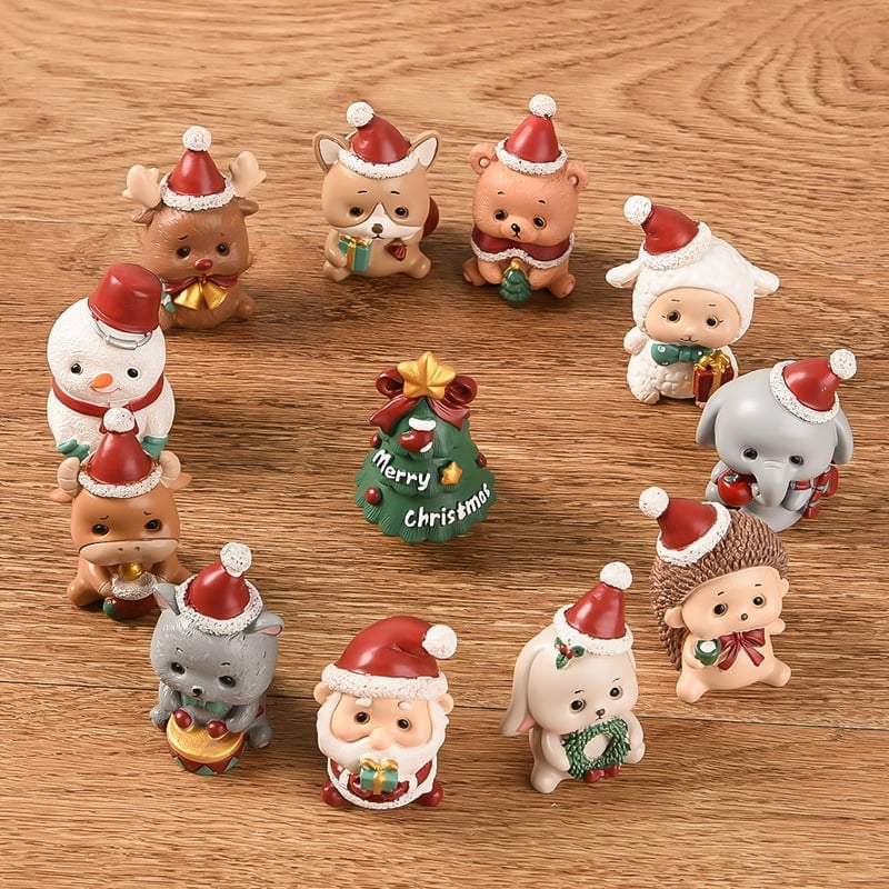 Handmade animal Santa ornaments 🎄 (48% off for Christmas🔥)