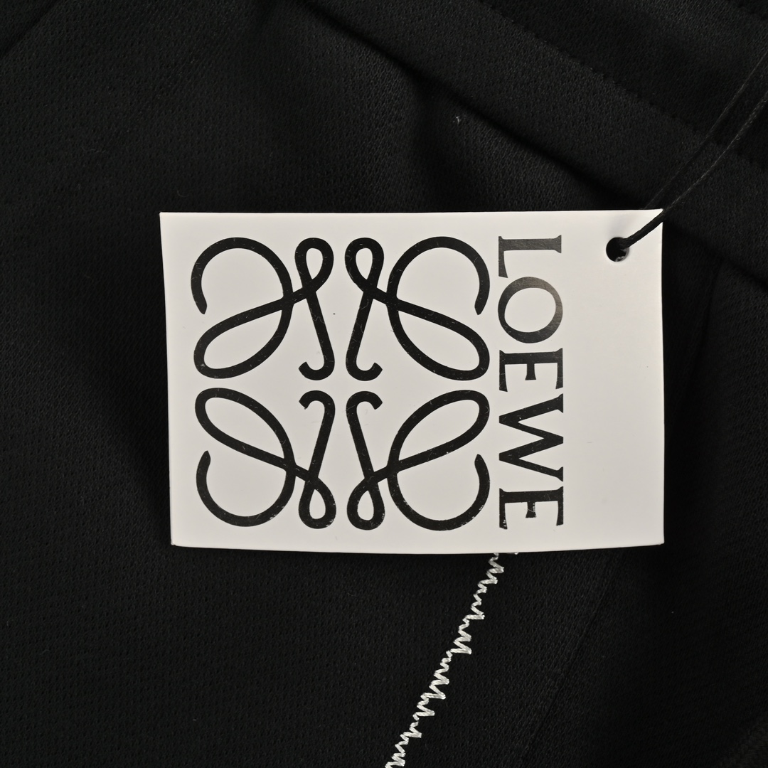 Loewe 24Fw embroidered logo fleece trousers
