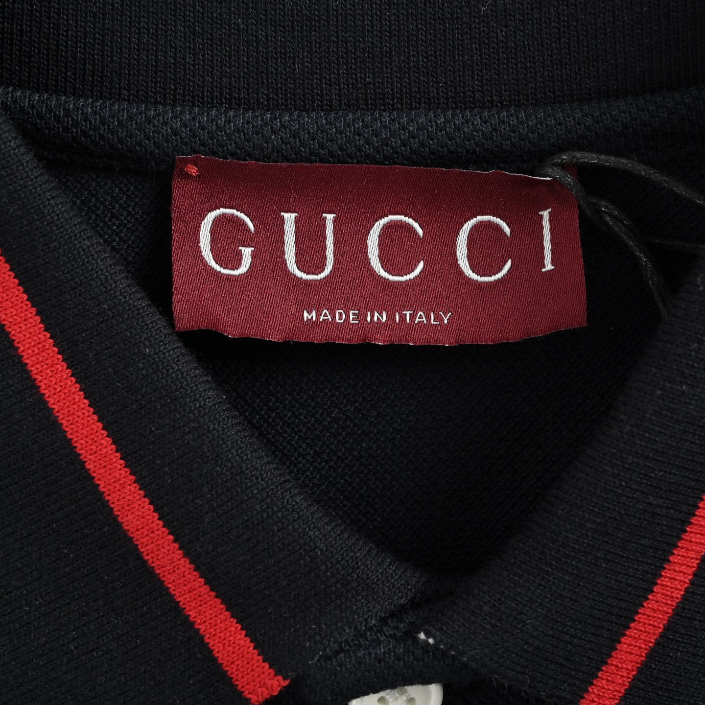 Gucci 25ss collar letter jacquard Polo short sleeve