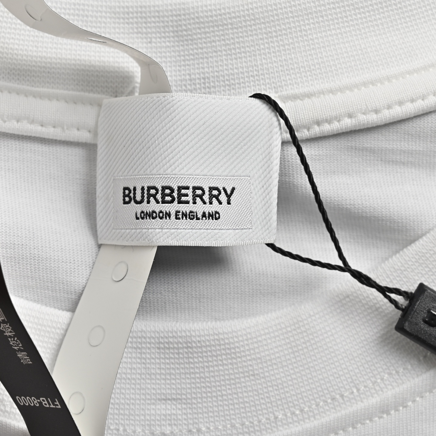 Burberry lettering slogan print short sleeves