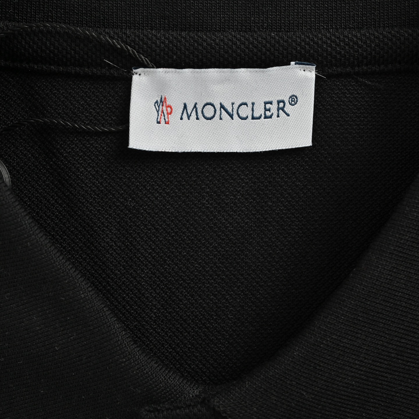 Moncler 25ss arm webbing patchwork badge Polo short sleeve