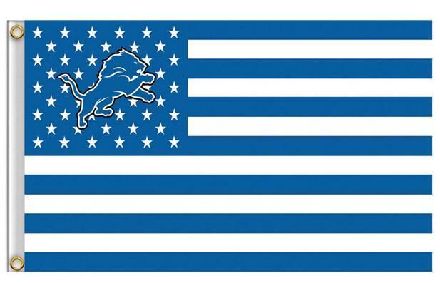 DETROIT LIONS FLAG 3×5 FT