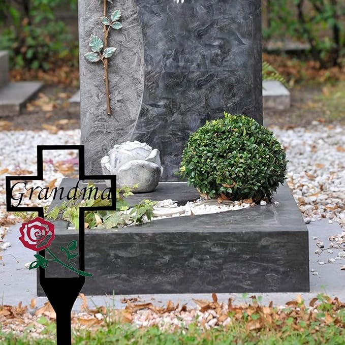 ✝️🙏Metal Cemetery Memorial Stake🔥Buy 2+ Get 10% OFF & FREE SHIPPING