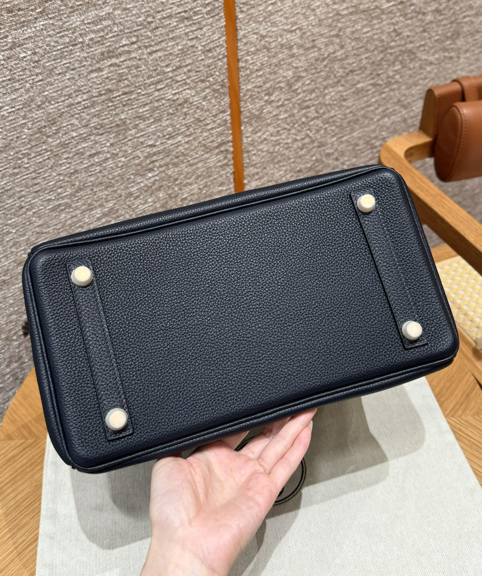 Hermès Birkin 76Bleu indigo (Handmade to order)