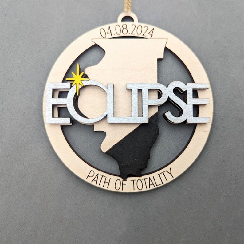 Solar Eclipse 2024 Ornament