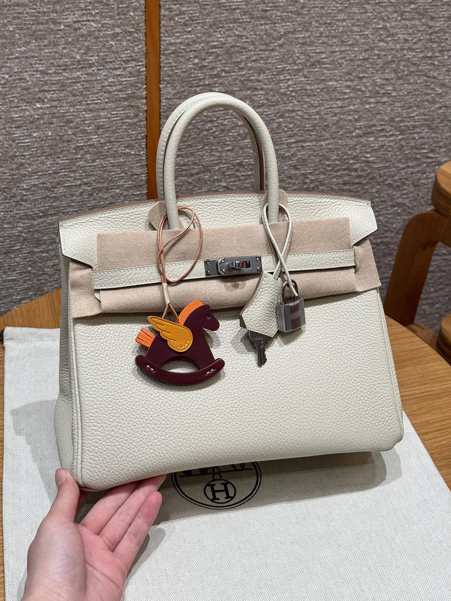 Hermès Birkin 10Craie Handbag (Handmade to Order)