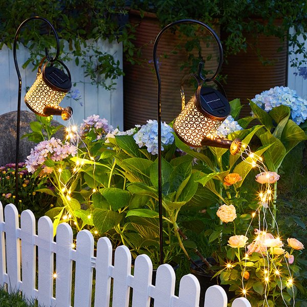 Solar Waterfall Lights💐