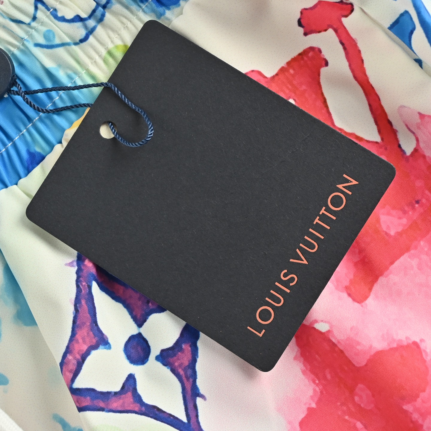 Louis Vuitton 25ss full print monogram ink rendering beach shorts