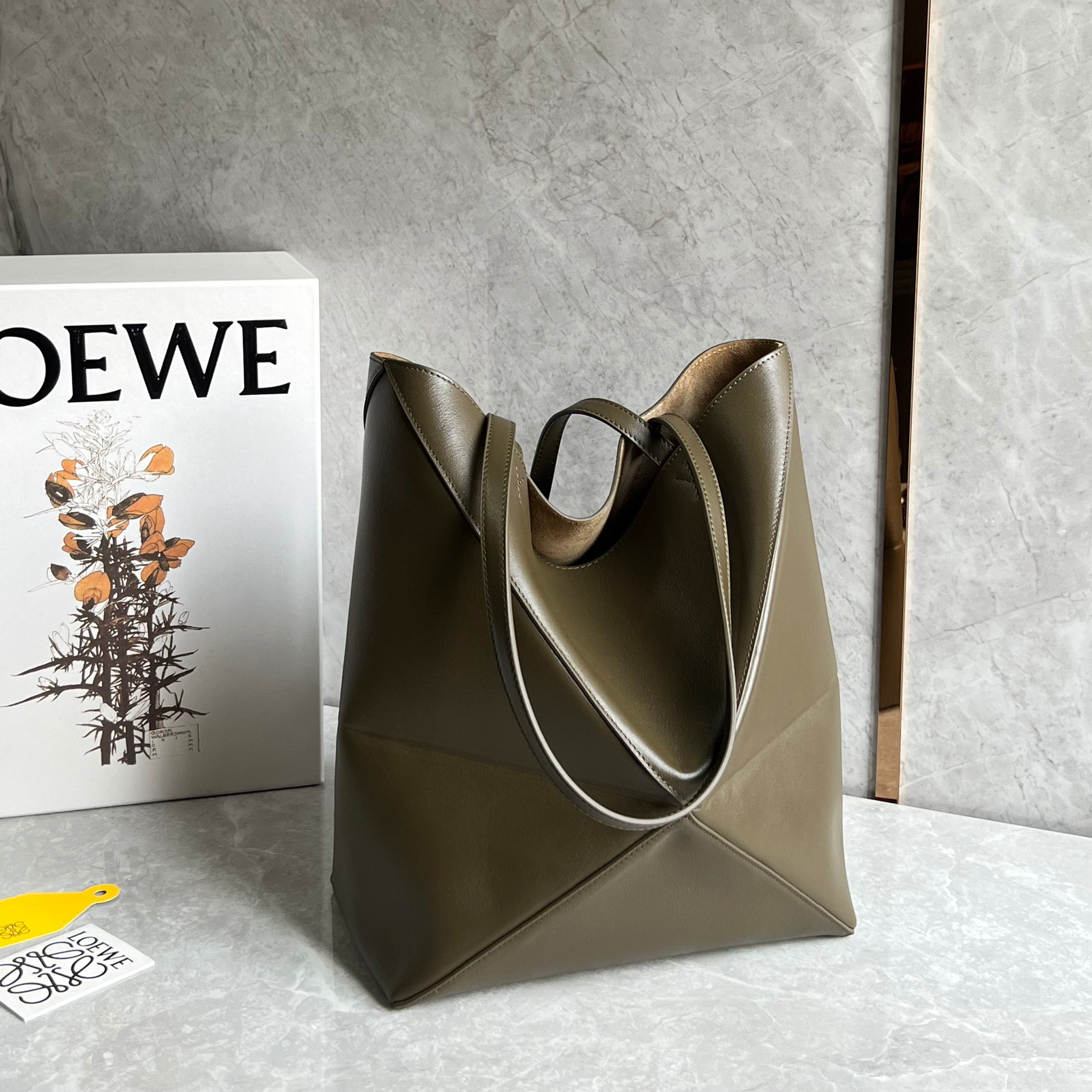 Loewe zzle fold series foldable tote bag 0693