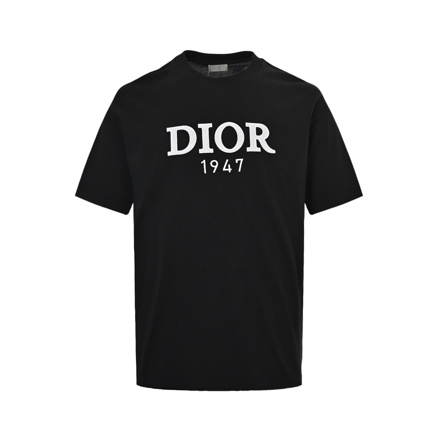 Dior 25ss embroidered logo lettering short sleeve