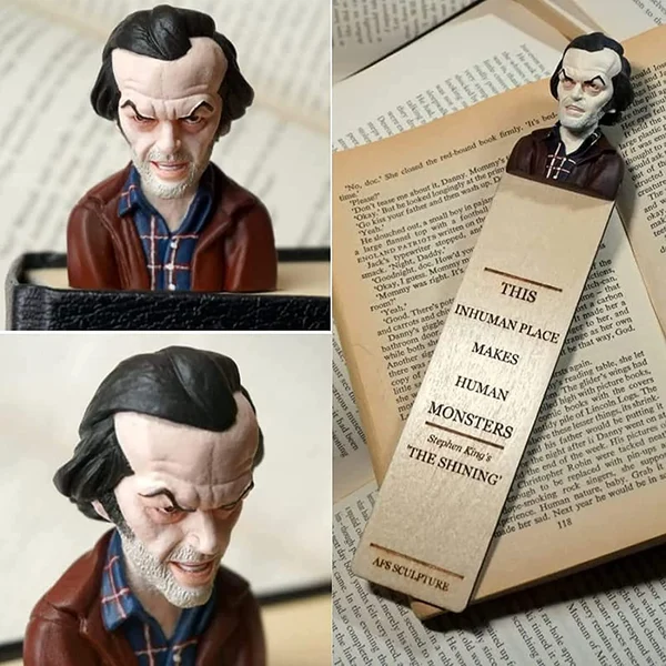 🔥Last Day 49% OFF🎁Handmade Wooden 3D Horror Bookmark