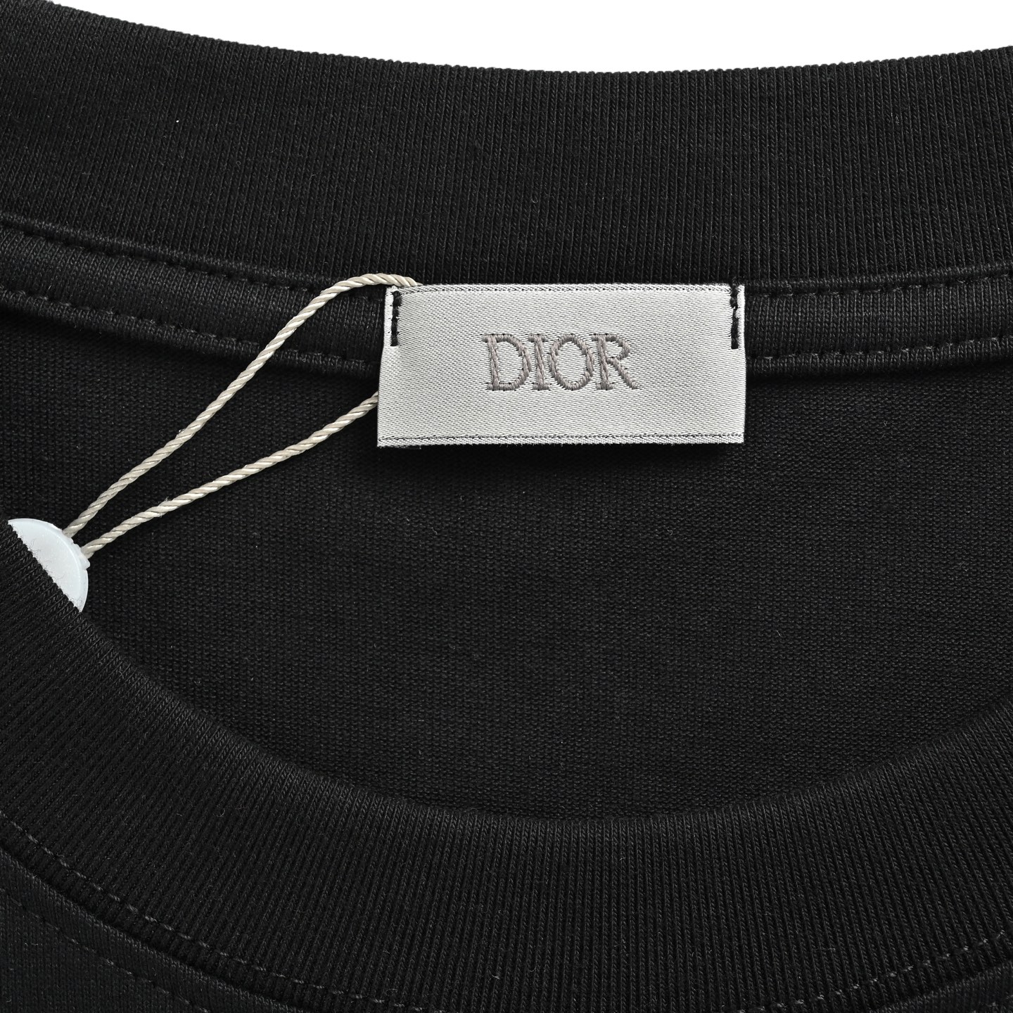 Dior 25ss foam letter print short sleeve
