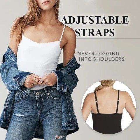 (🔥Last Day Promotion-SAVE 60% OFF)💕Women’s Camisole With Built In Padded Bra Vest