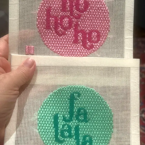 HoHoHo Christmas Needlepoint Canvas