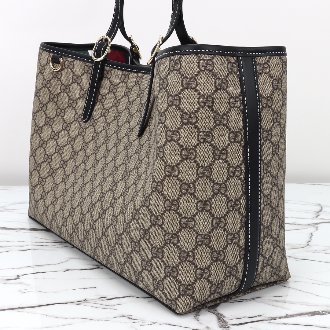 Gucci GG Emblem XL Tote Bag 815213 FAD6L 9741