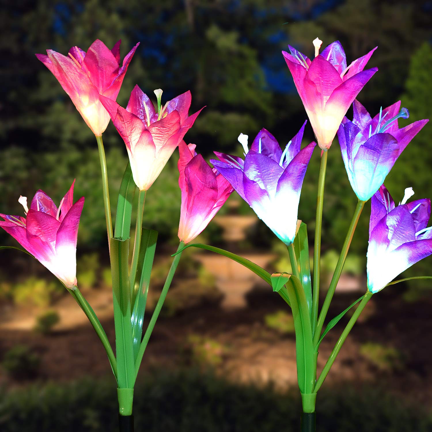 🔥Last Day 50% OFF🔥Waterproof Solar Garden Lily Flower Lamp - 1 PC 9.98 ¥ & Free Shipping