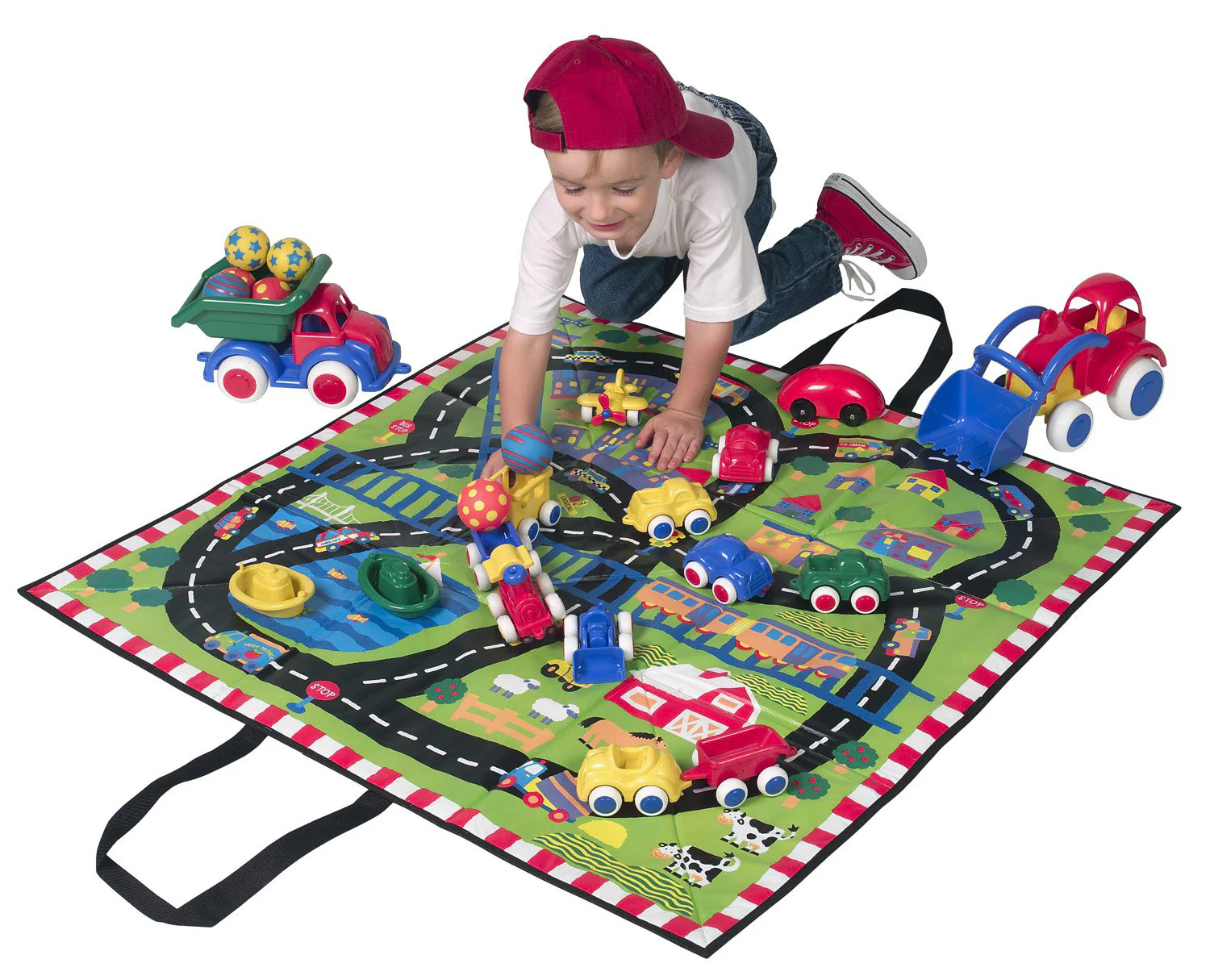 ALEX Toys Little Hands Play Mat And Tote, 36x36 Inches, Ages 0+